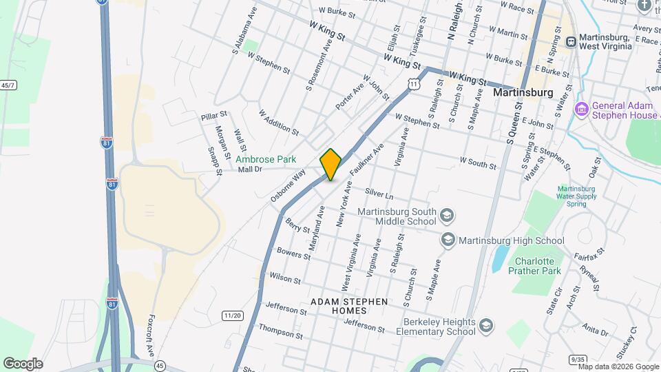 653 Faulkner Ave Map and Location Details