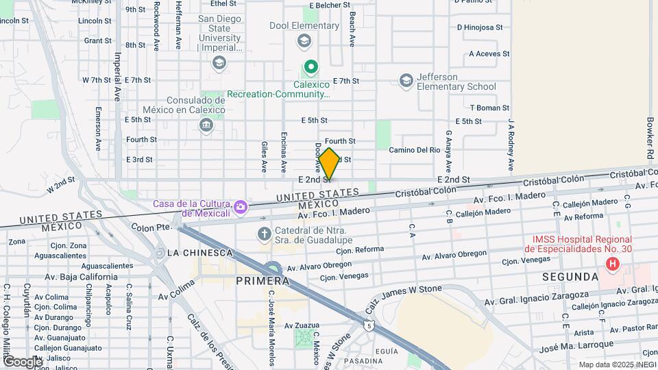914 E 2nd St Map and Location Details
