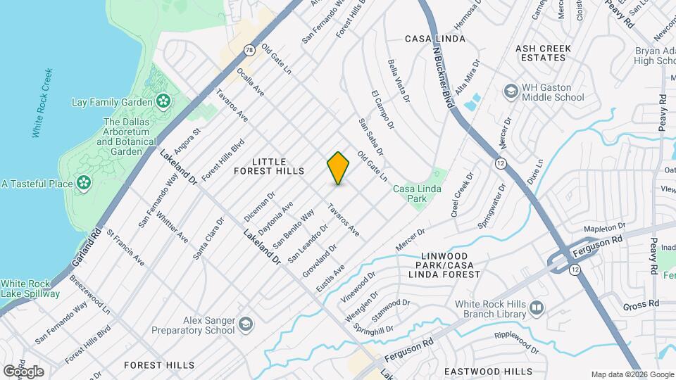 8922 San Benito Way Map and Location Details