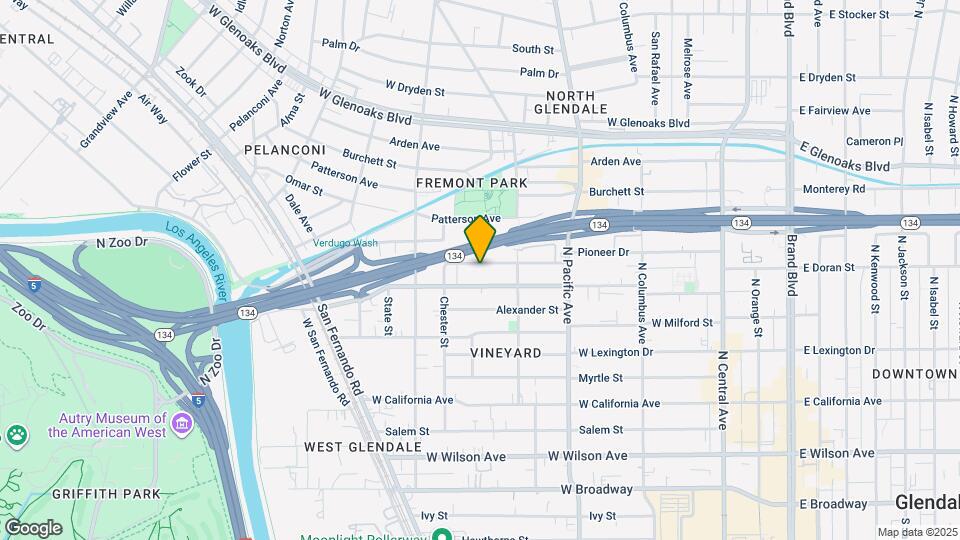 636 Pioneer Dr Map and Location Details