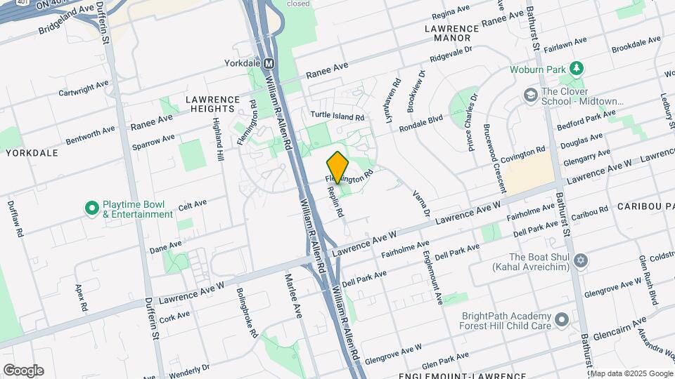 1 Replin Rd Map and Location Details