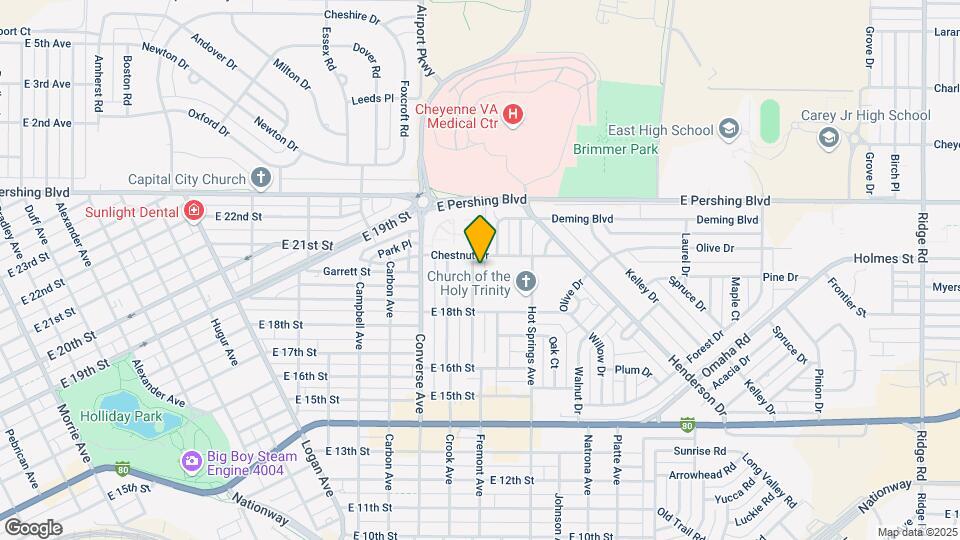 1839 Fremont Ave Map and Location Details