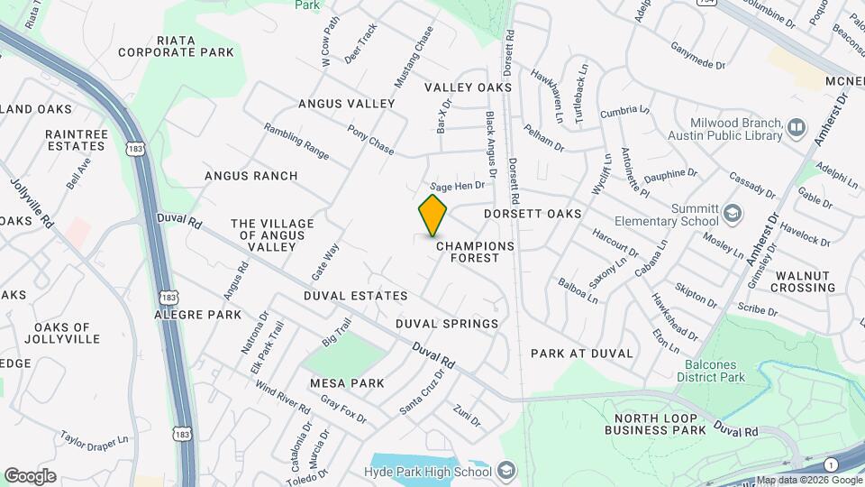 4807 Whispering Valley Dr Map and Location Details