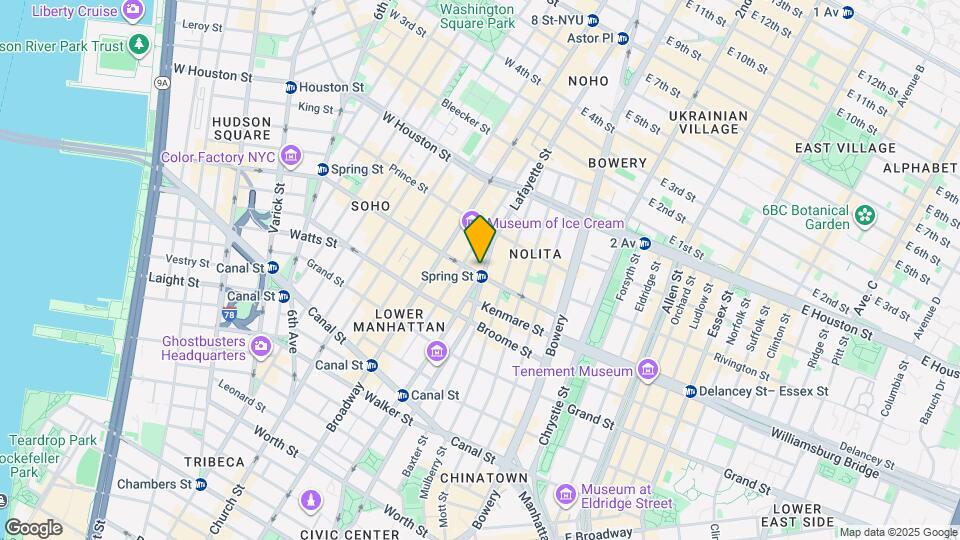 63 Spring St Mapa y Detalles de la Ubicación