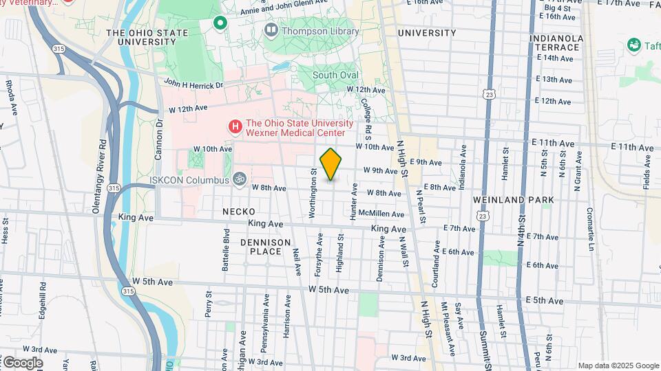172 W 8th Ave-Unit -A Map and Location Details