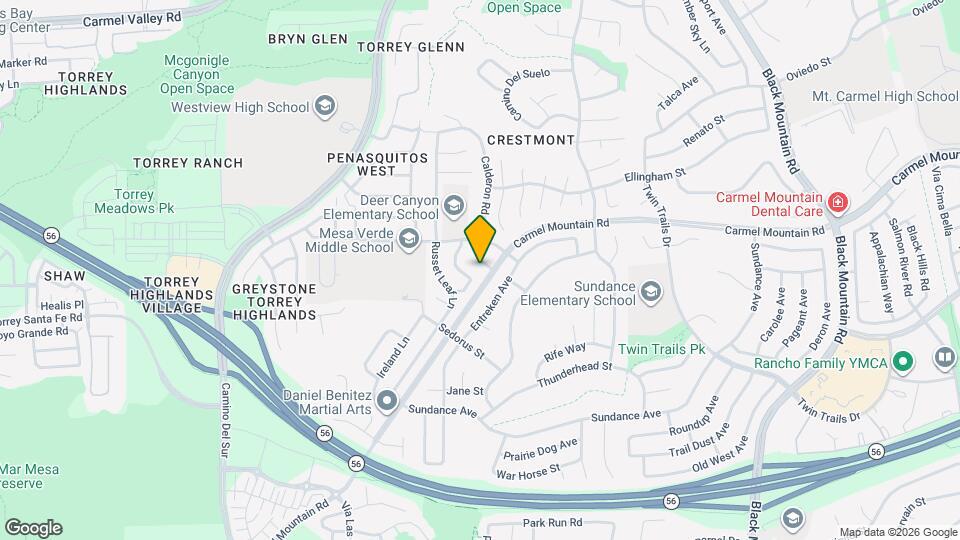 13360 Calderon Rd Map and Location Details