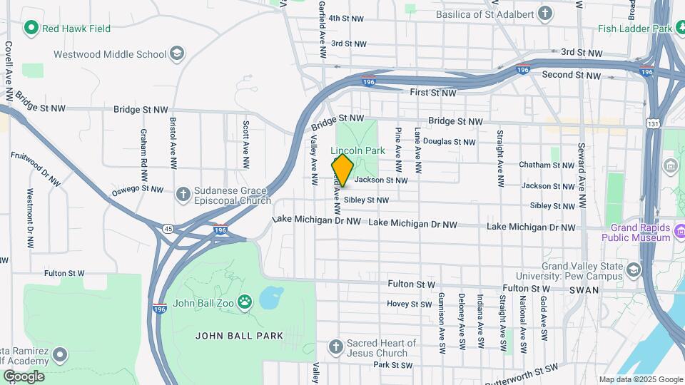 206 Garfield Ave NW Map and Location Details