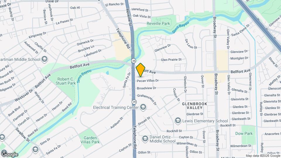 7623 Pecan Villas Dr, Unit 7 Mapa y Detalles de la Ubicación