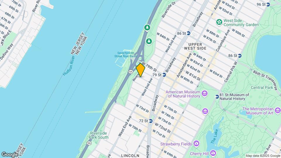 328 W 77th St Map and Location Details