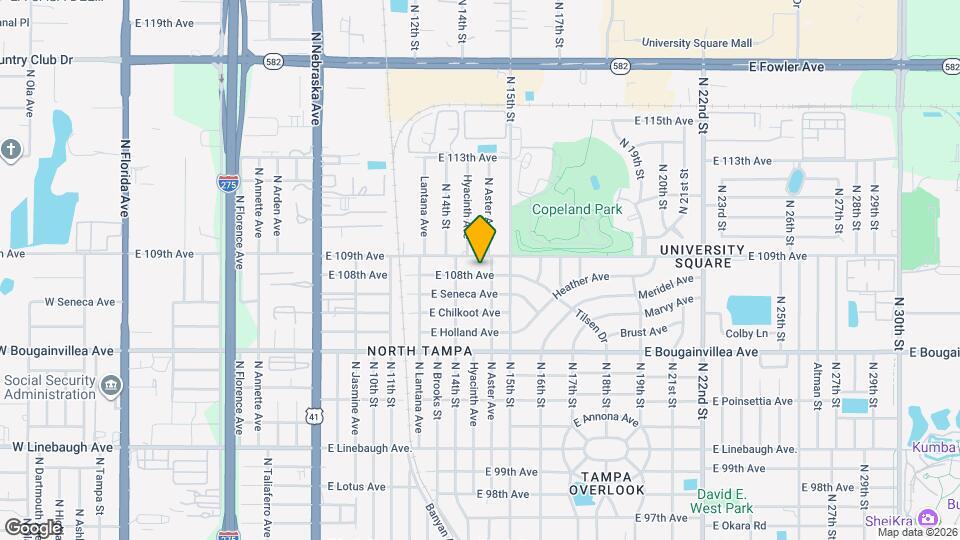 1414 E 108th Ave Map and Location Details