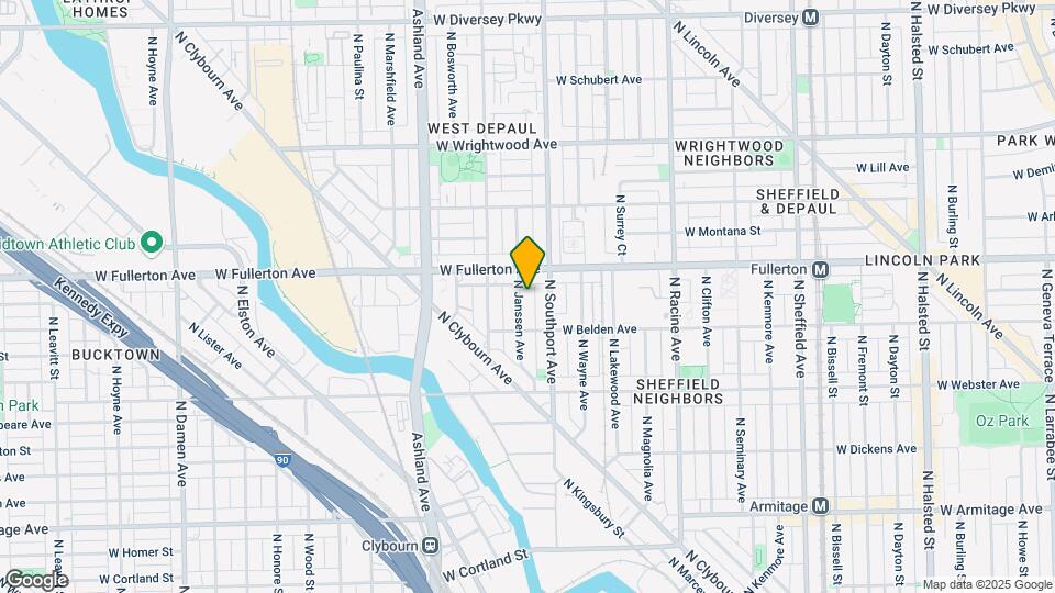 2333 N Janssen Ave, Unit Garden Map and Location Details