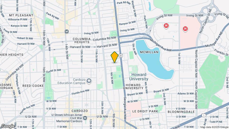 733 Euclid St NW Map and Location Details