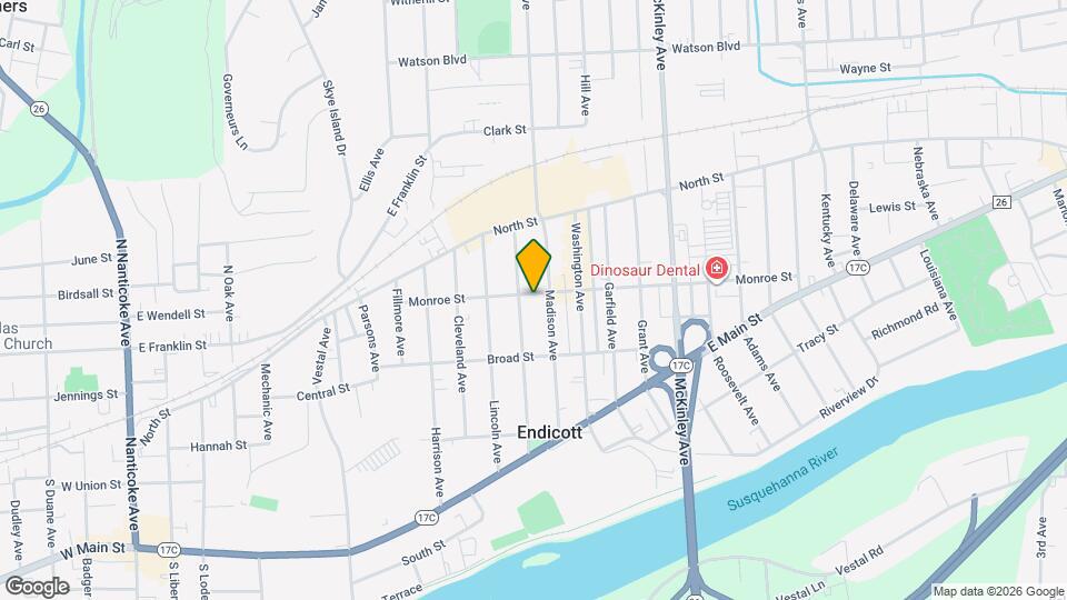 1104 Monroe St Map and Location Details