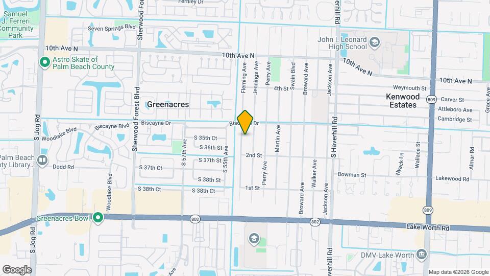 332 Fleming Ave Map and Location Details
