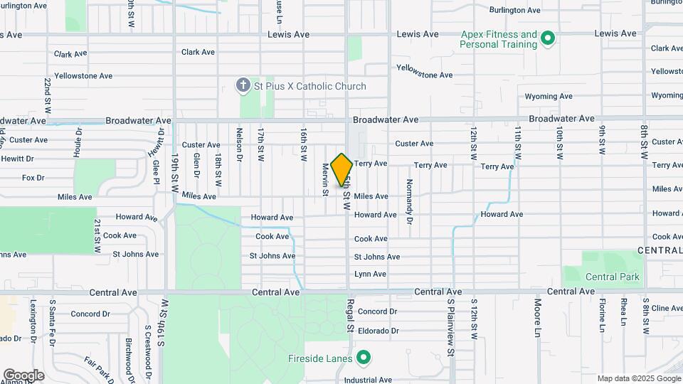 402 15th St W Map and Location Details