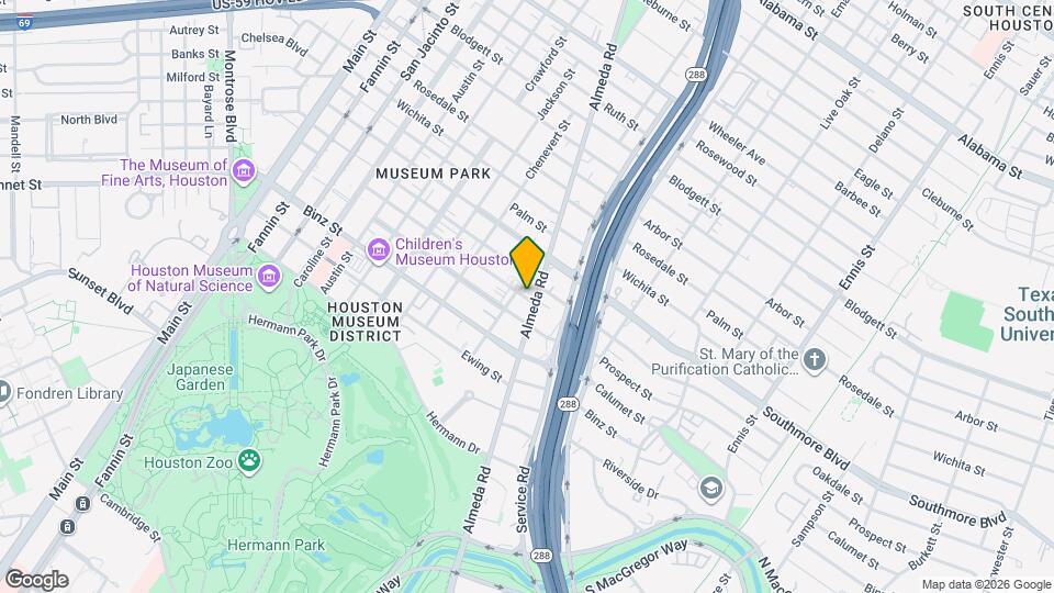 1913 Prospect St Map and Location Details