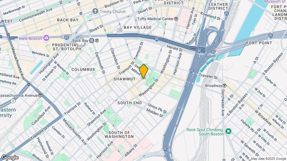 266 Shawmut Ave Map and Location Details