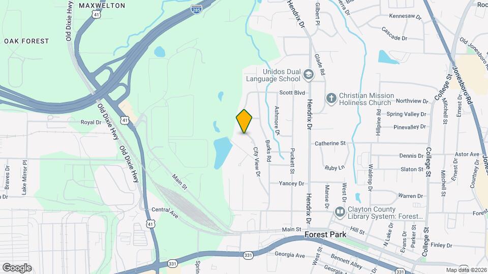 4611 City View Dr Map and Location Details