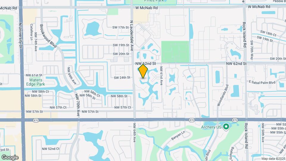 6050 NW 64th Ave Map and Location Details