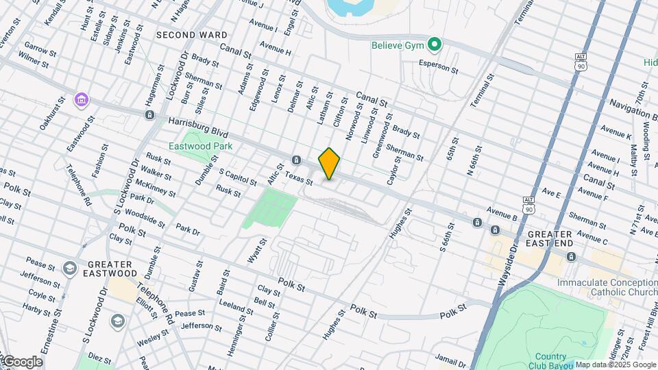 5807 Texas St Map and Location Details