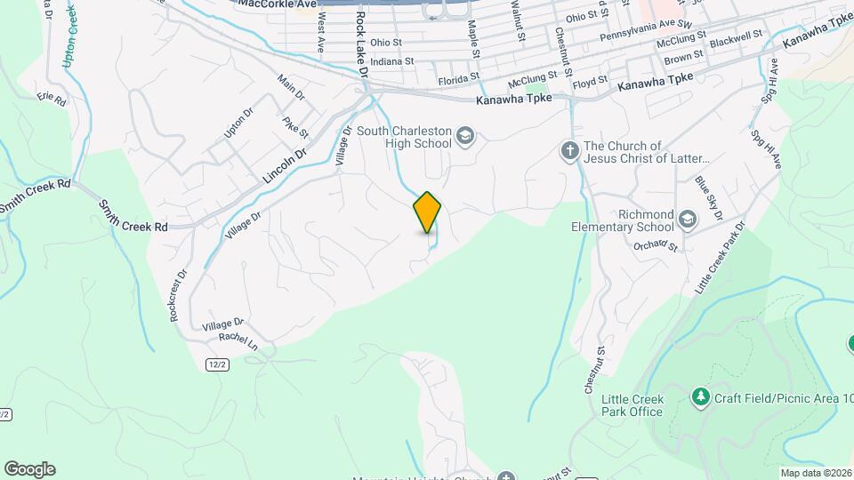 1216 E Village Dr Map and Location Details