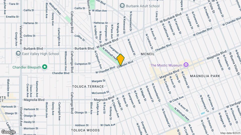 4120 W Chandler Blvd Map and Location Details