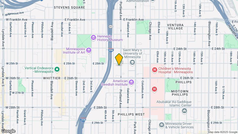 2508 Portland Ave S Mapa y Detalles de la Ubicación