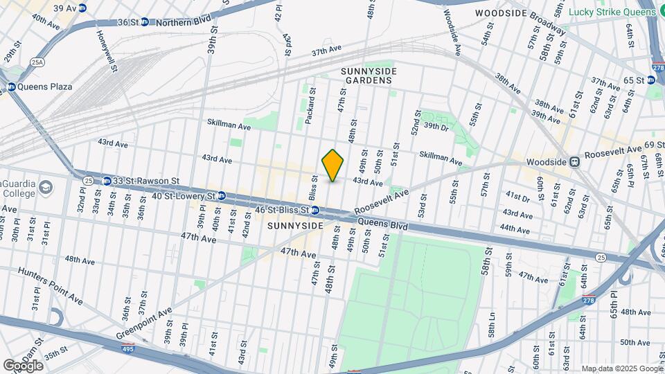 43-13 47th St Mapa y Detalles de la Ubicación