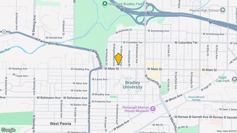 1607 W Main St Map and Location Details