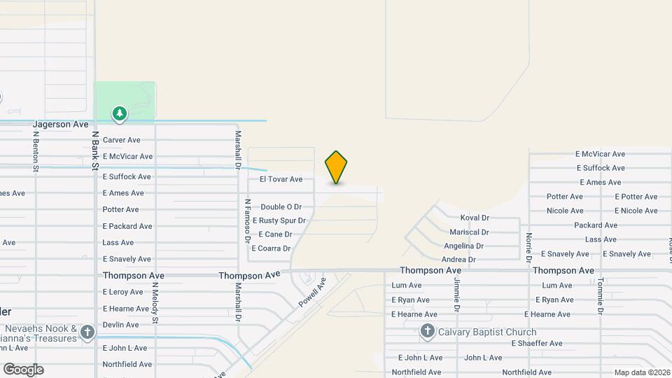 3417 E Ames Ave Mapa y Detalles de la Ubicación
