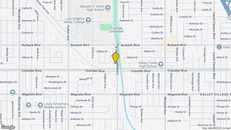 5415 Coldwater Canyon Ave Map and Location Details
