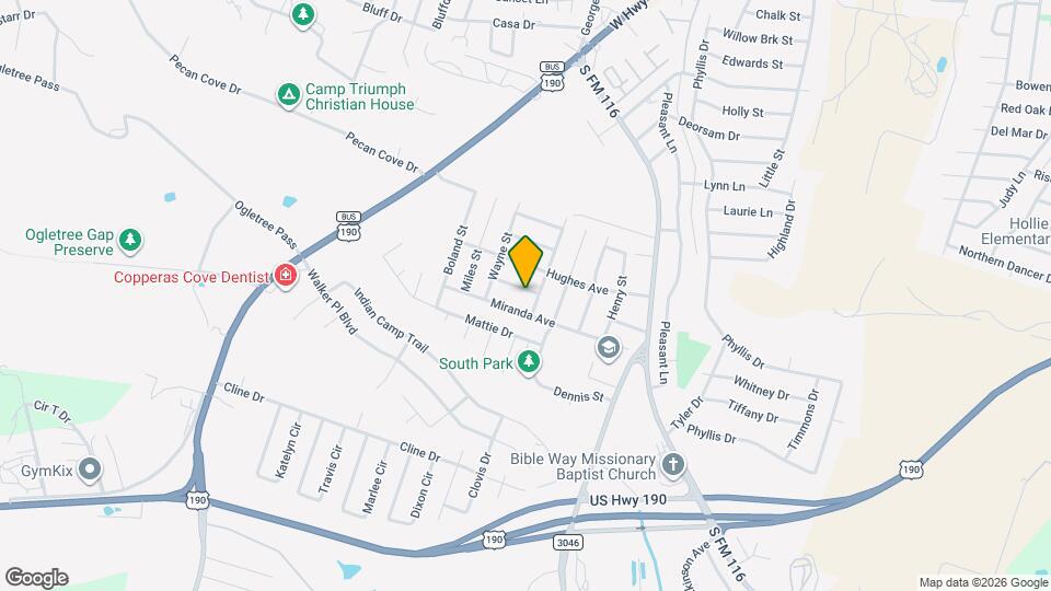 1604 Donna Ave Map and Location Details