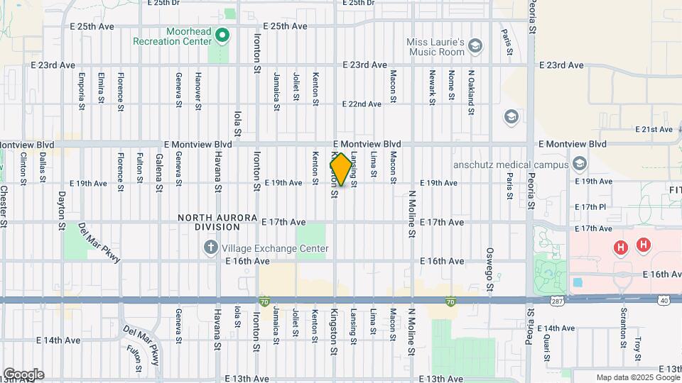 1774 Kingston St Map and Location Details