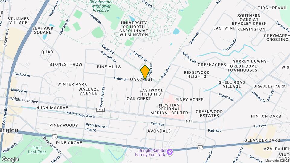 240 Oakcrest Dr Map and Location Details