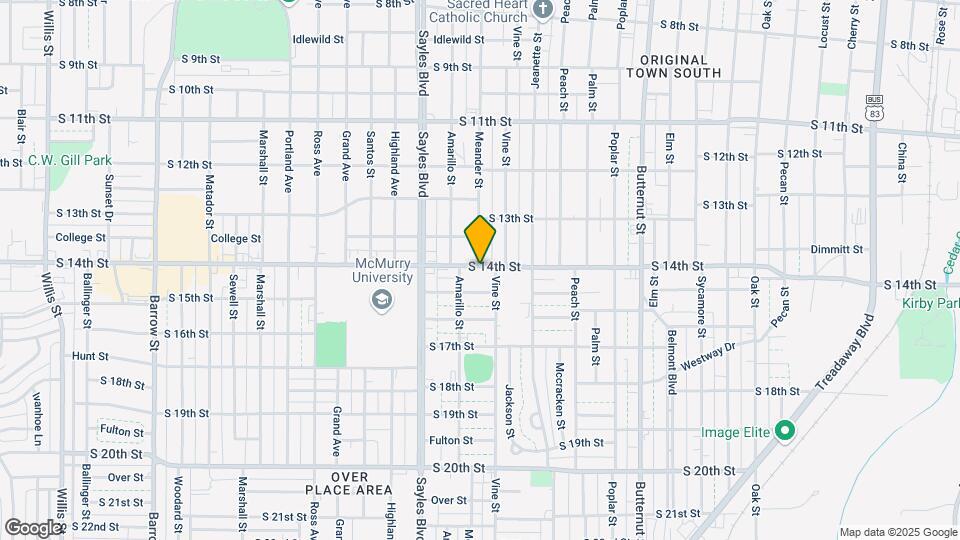 1825 S 14th St Mapa y Detalles de la Ubicación