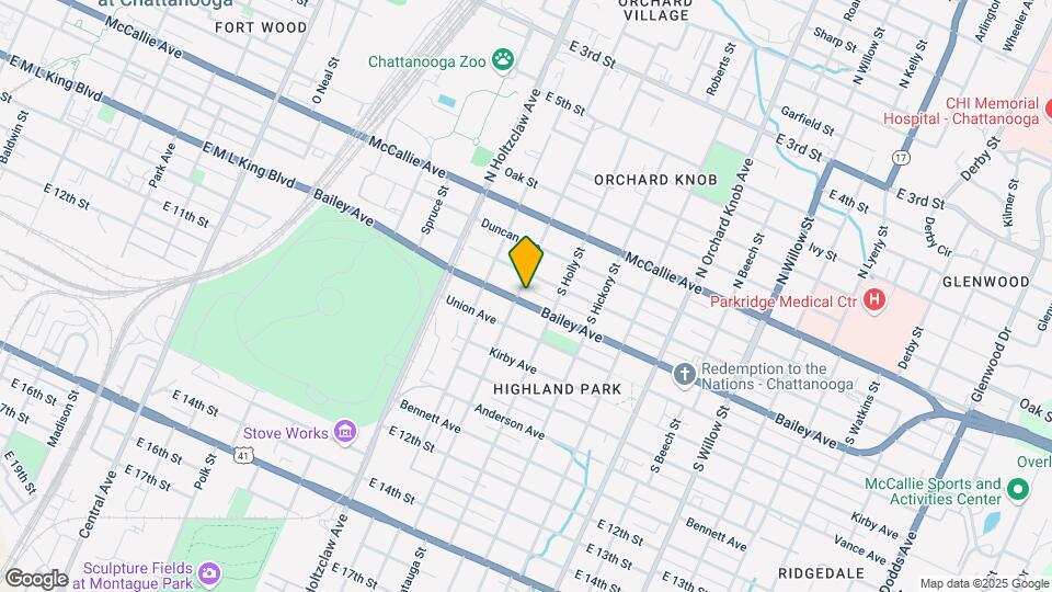 508 S Highland Park Ave Map and Location Details