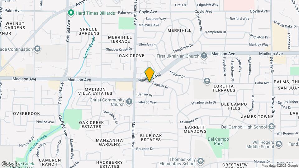 5233 Columbine Way Map and Location Details