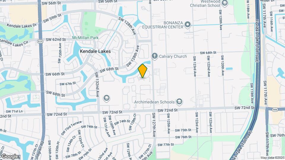 12830 SW 67th Terrace Map and Location Details