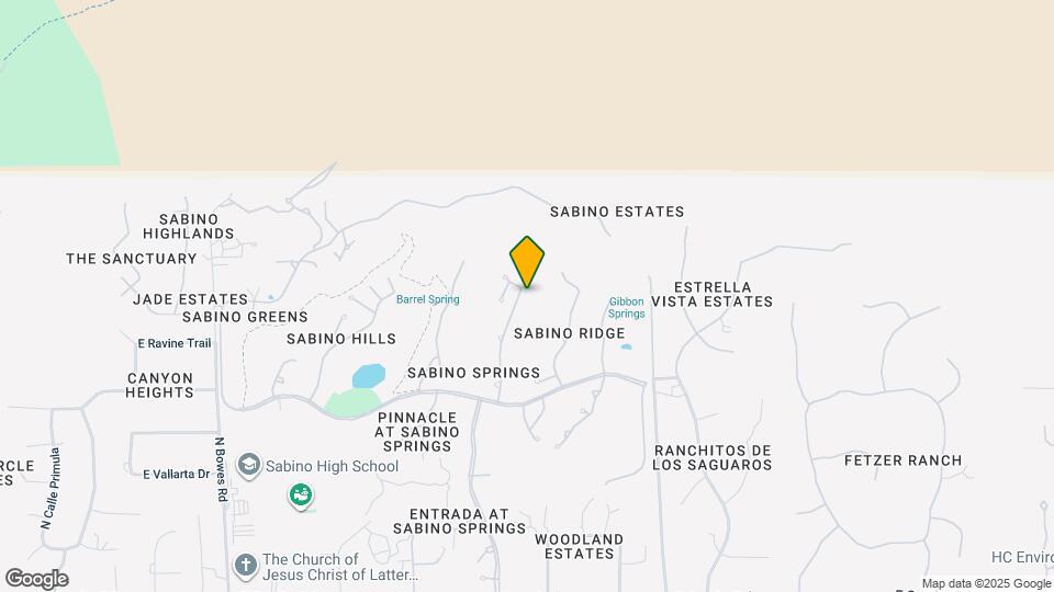 5374 N Canyon Rise Pl Map and Location Details