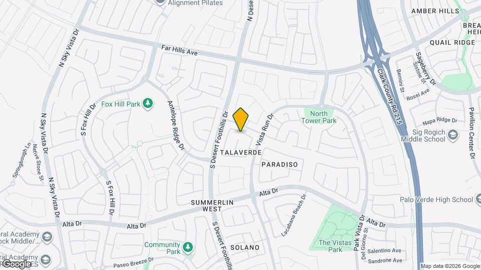 11749 Stonewall Springs Ave Map and Location Details