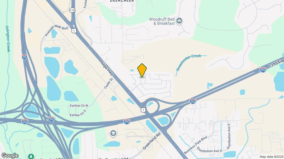 10909 Merrywood Dr Map and Location Details