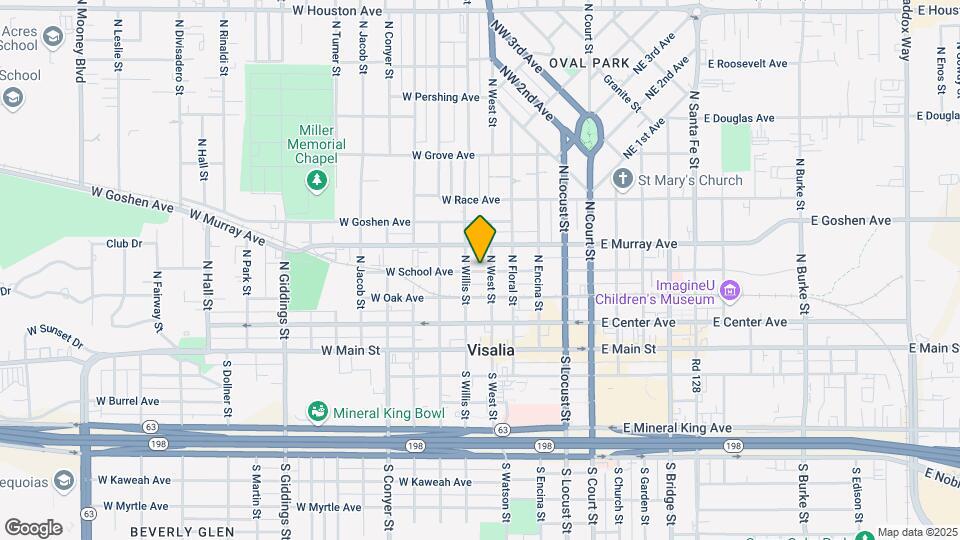502 W School Ave Map and Location Details