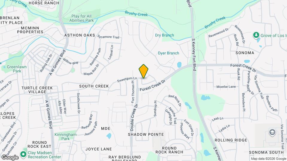 505 Woodsorrel Way Map and Location Details