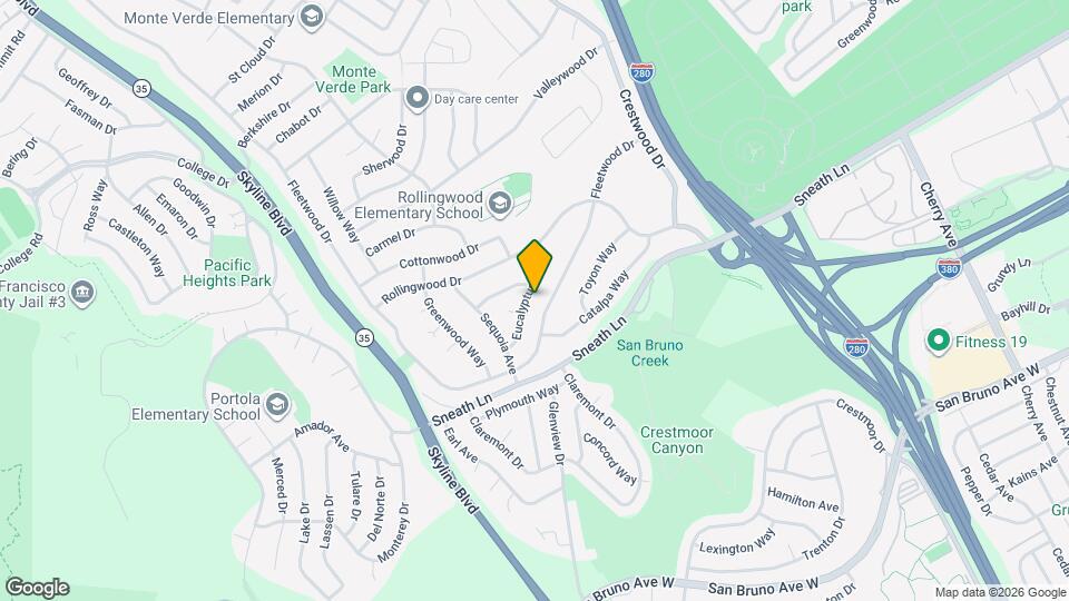 2531 Eucalyptus Way Mapa y Detalles de la Ubicación