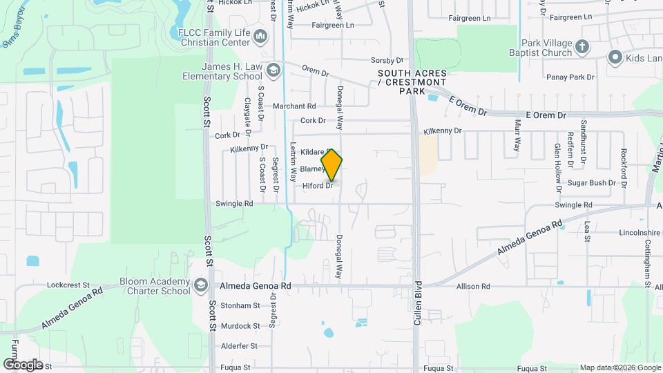 3810 Hiford Dr Map and Location Details