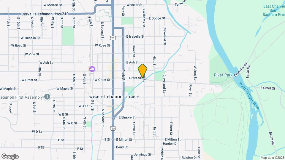 290 E Grant St Map and Location Details