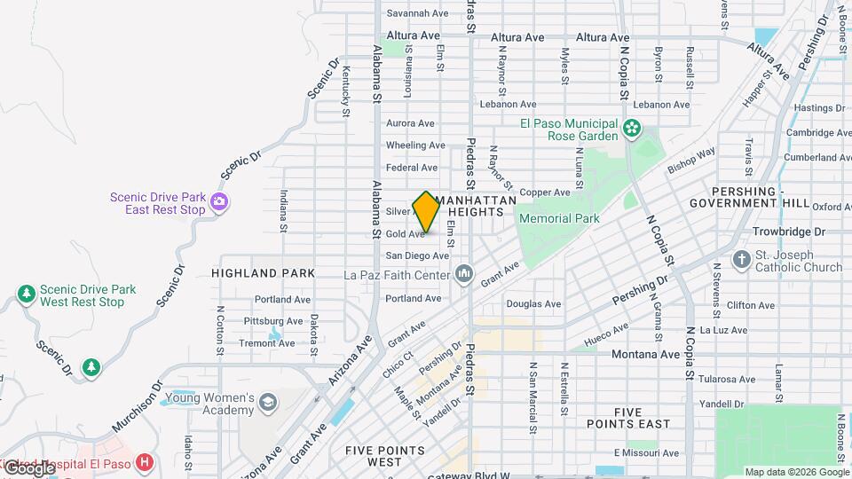 2720 Gold St Mapa y Detalles de la Ubicación