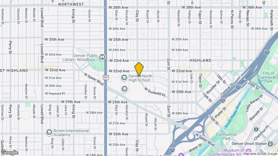 3108 N Clay St Mapa y Detalles de la Ubicación