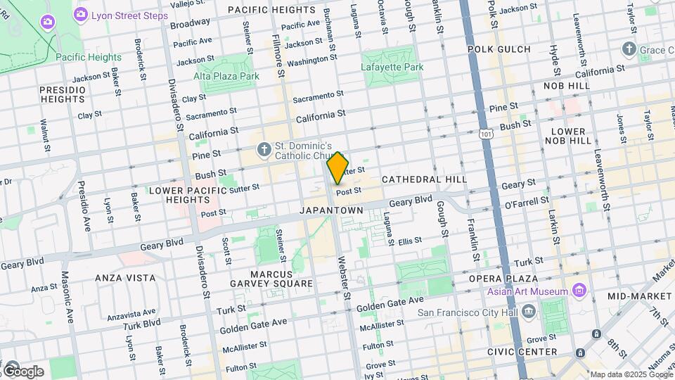1600 Webster St Mapa y Detalles de la Ubicación