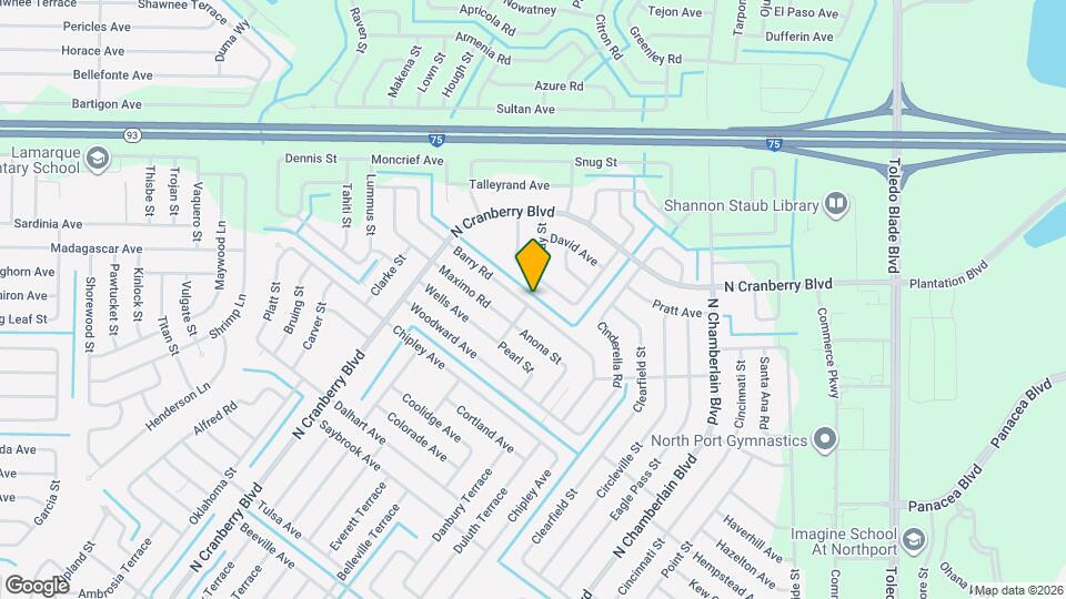 2816 Barry Rd Map and Location Details